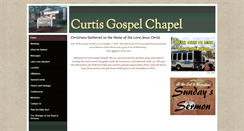 Desktop Screenshot of curtisgospelchapel.org